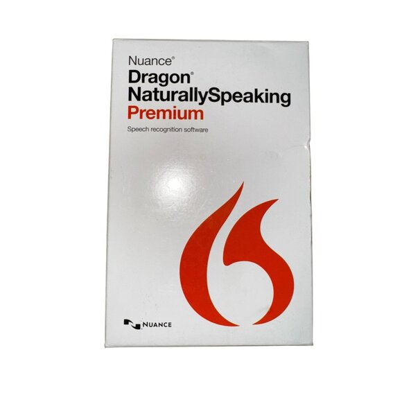 Nuance Dragon NaturallySpeaking Premium Version 13 Speech Recognition Software - Picture 1 of 7
